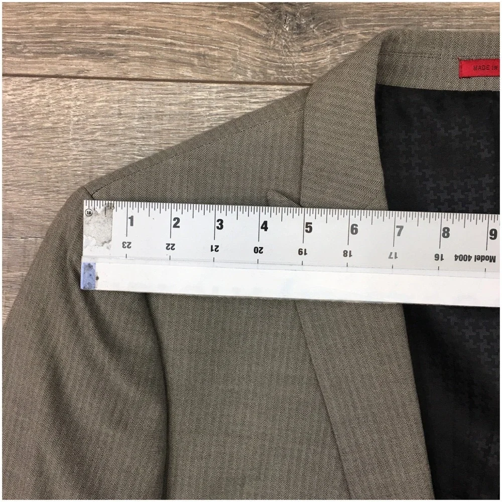 JOHN VARVATOS Mens Blazer‎ Sport Coat Casual Jacket Size 41R Cotton Wool Suit